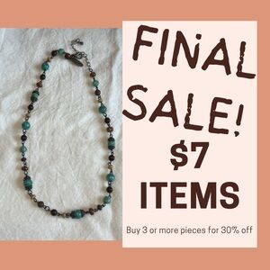 Vintage western beaded necklace